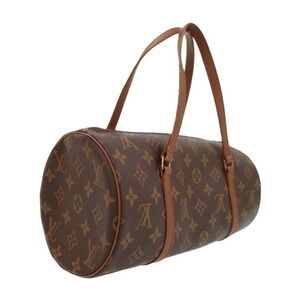 Louis Vuitton Brown Bag Papillon Leather Monogram Shoulder